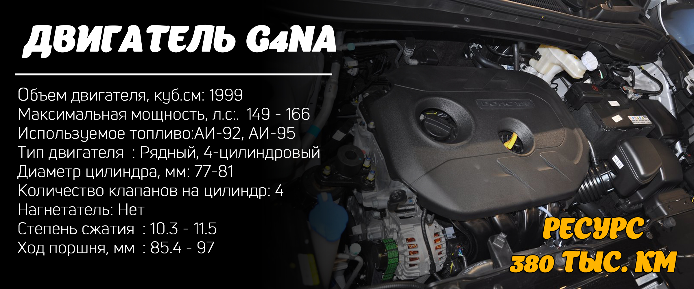 Двигатель G4NA: характеристики и максимальный ресурс