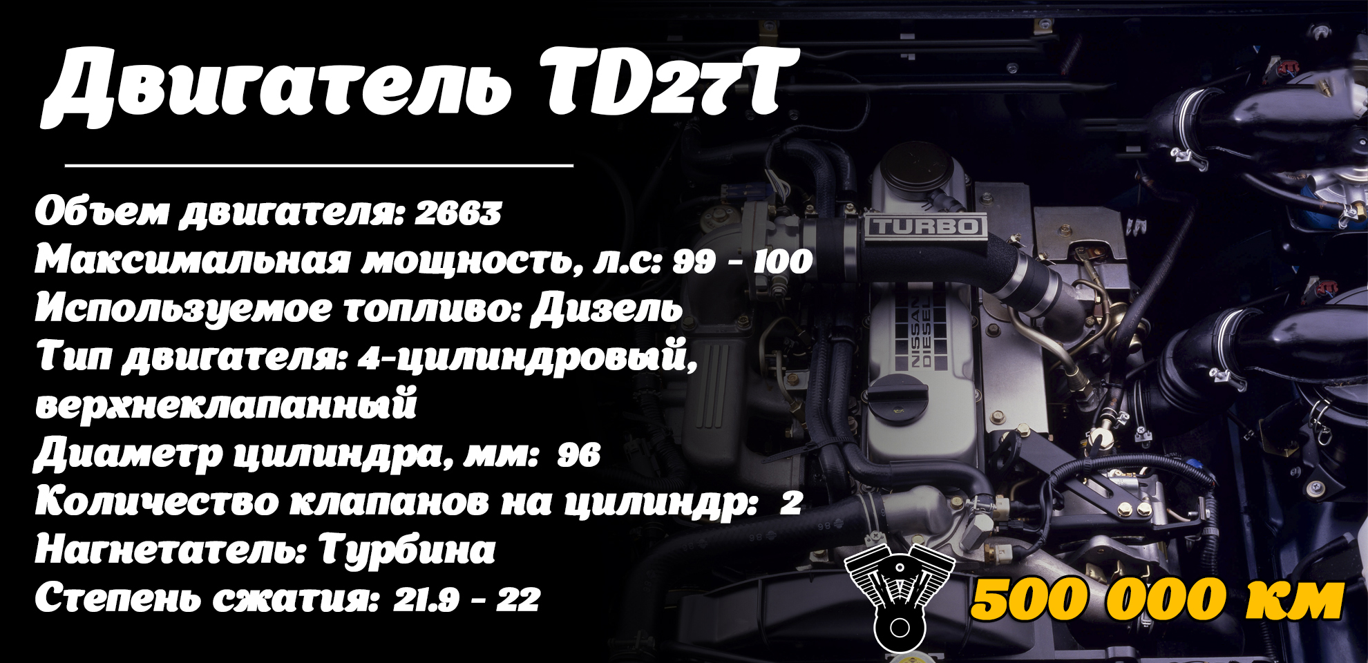 двигатель TD27T