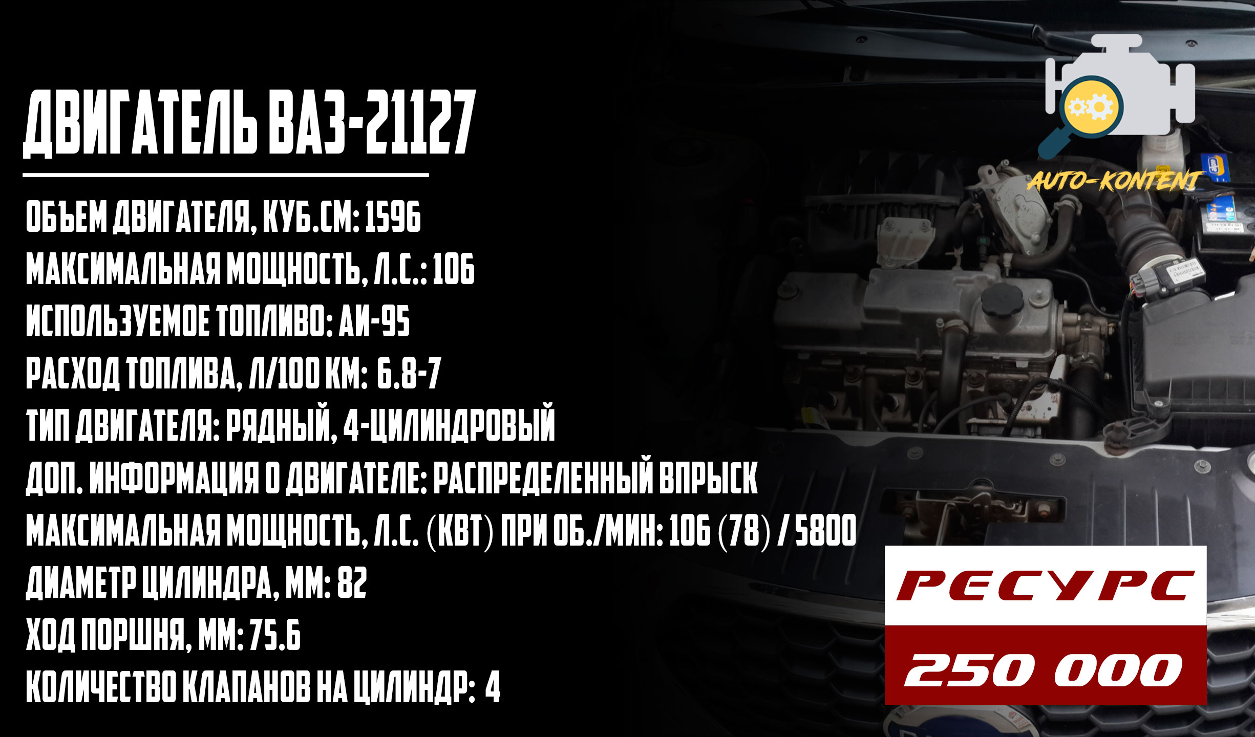 ресурс двигателя ВАЗ-21127
