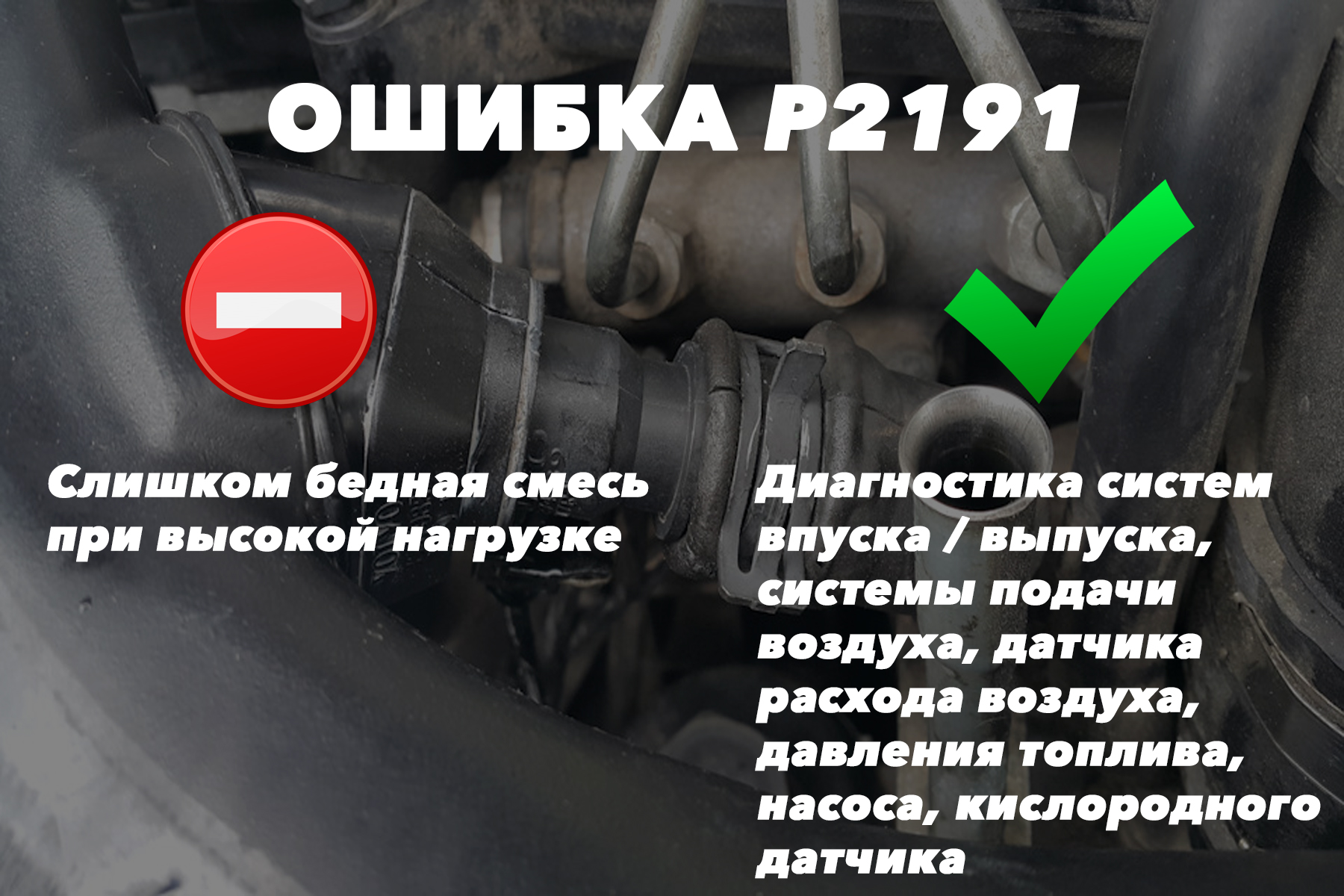 Форд Фокус 3 код ошибки P2191– проблема с дроссельной заслонкoй