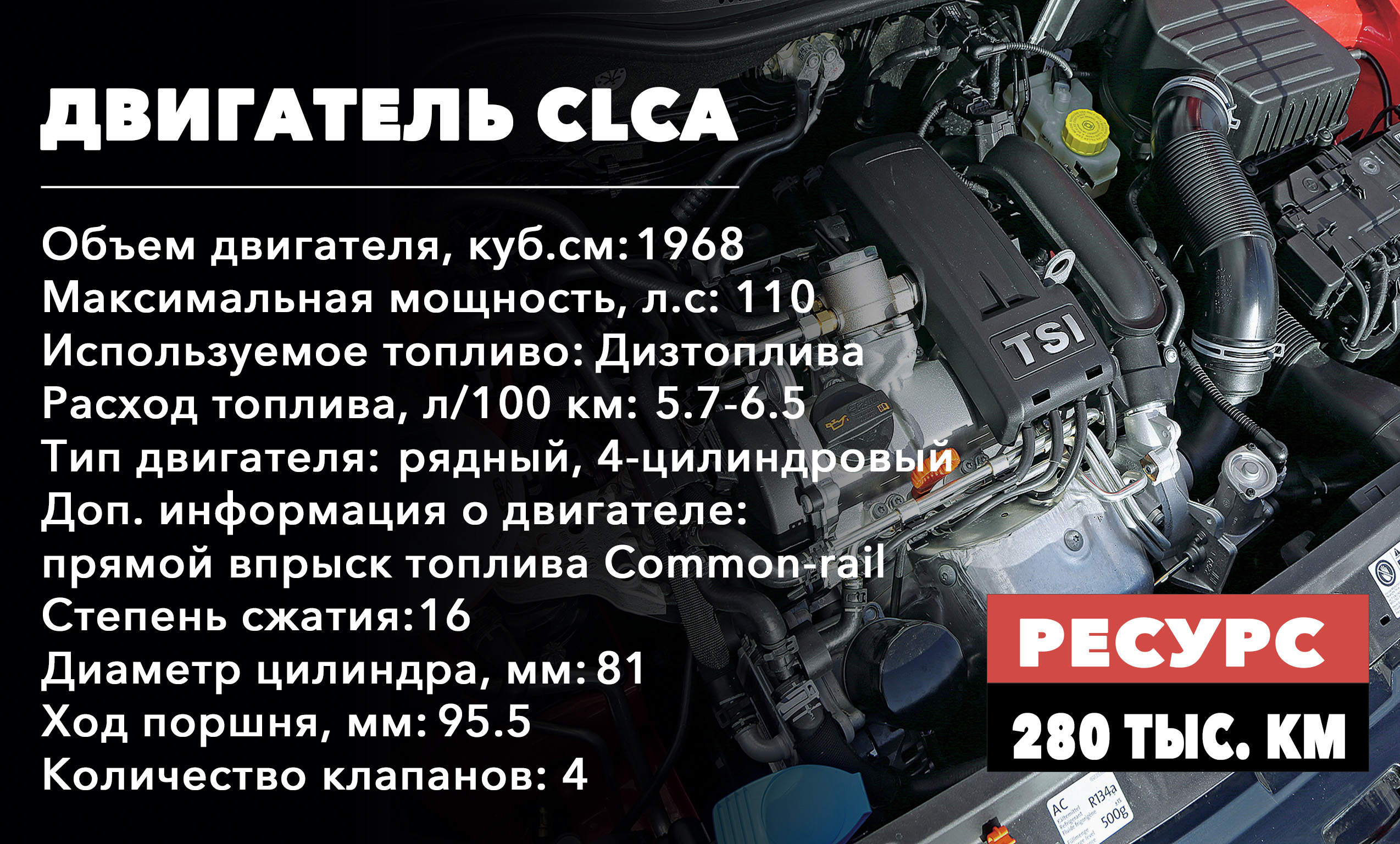 Потенциальный ресурс двухлитровых моторов Volkswagen Caddy( CLCA)