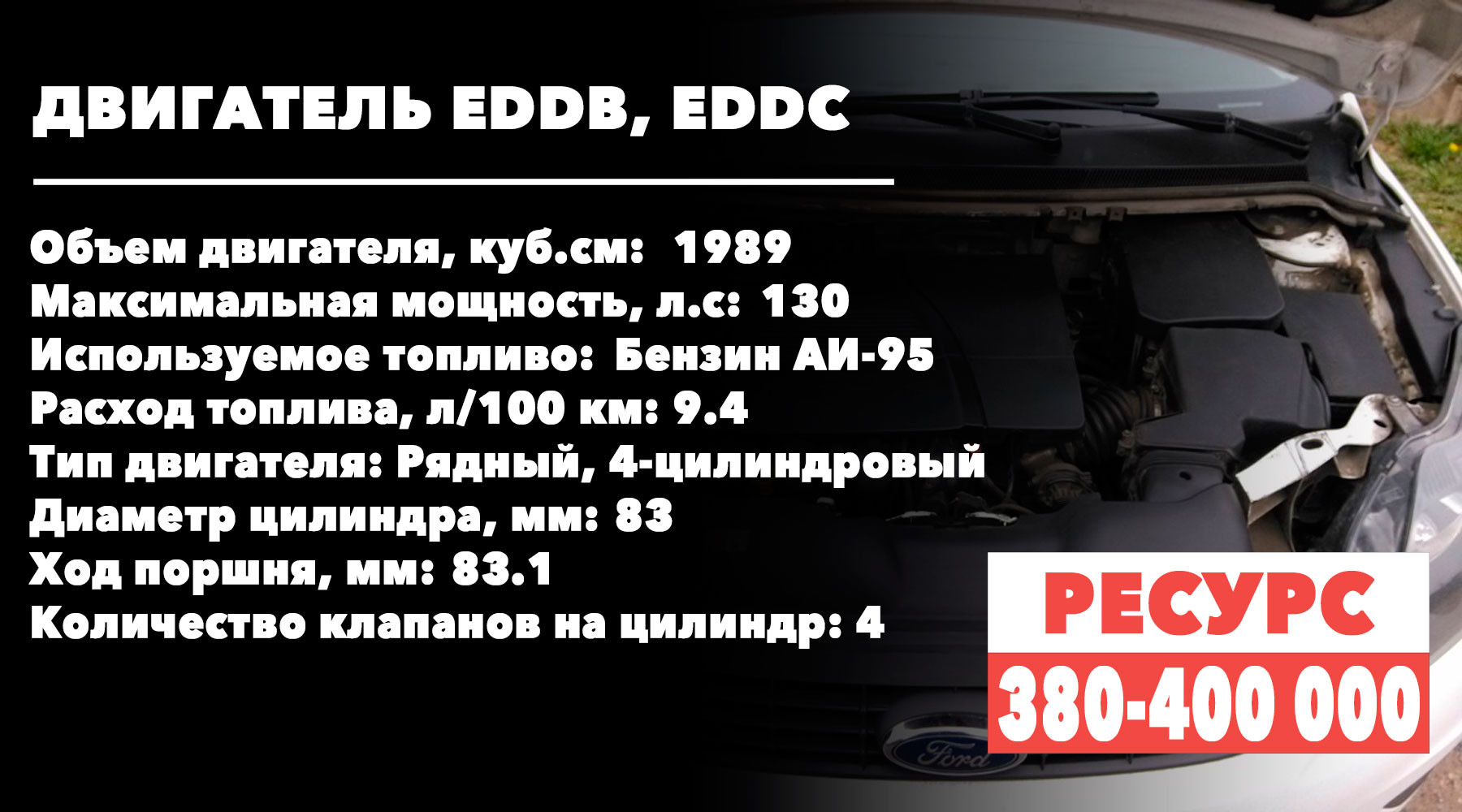Сколько ходят двухлитровые моторы Ford-Focus (EDDB, EDDC)